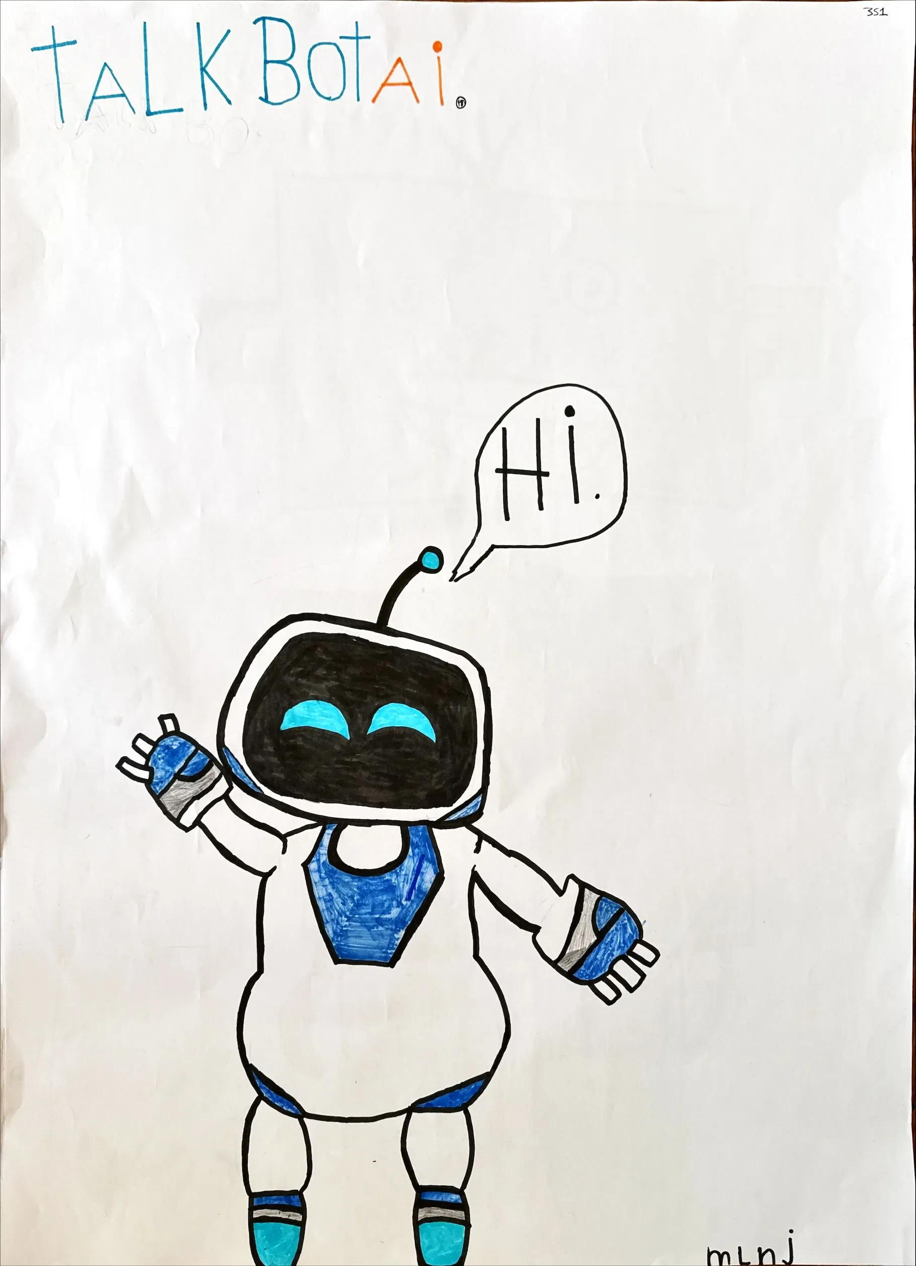 Robot to practice English with, personalising the conversation to the student's level