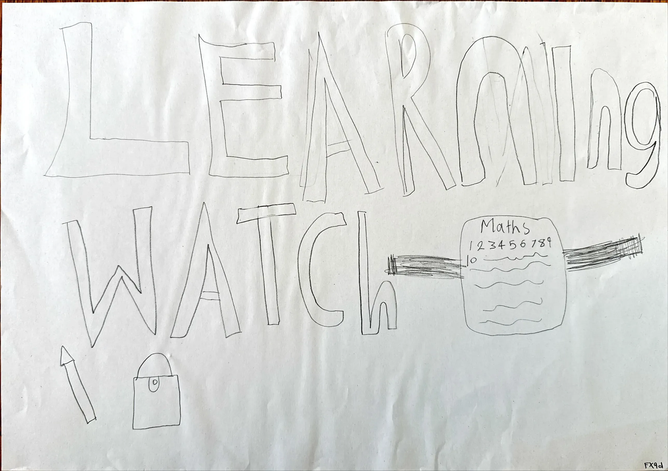 Smart watch that helps with learning by gathering the 'needed info for the app you use'