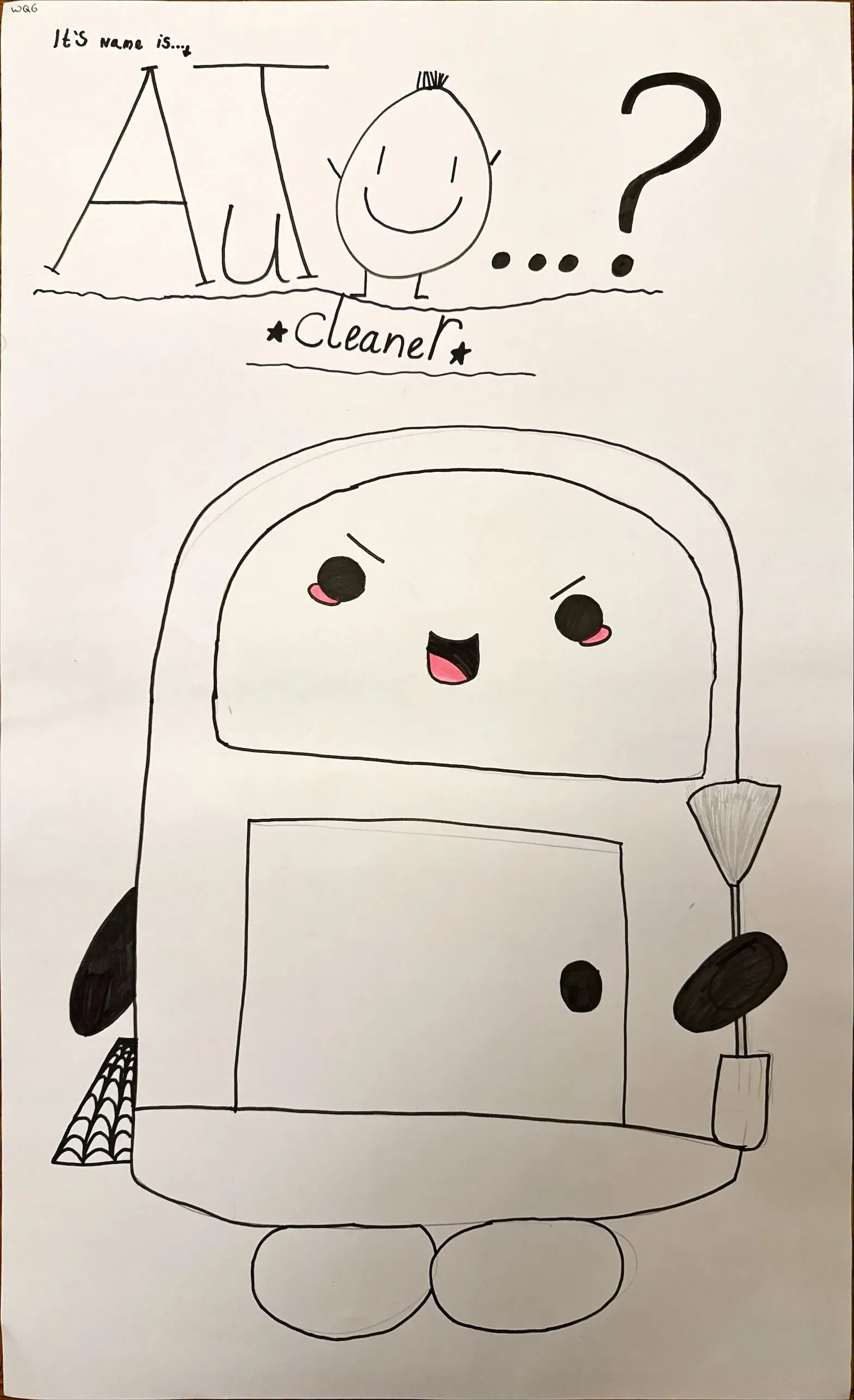 Does chores like sweeping, laundry, and storing things